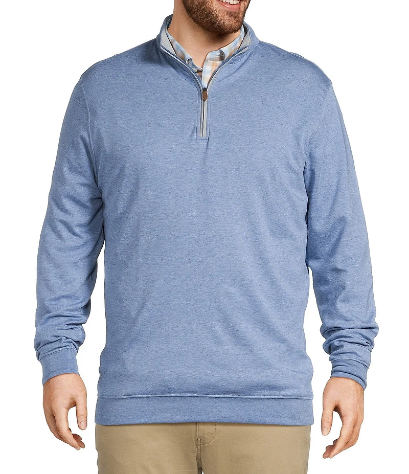 Johnnie-O Big & Tall Sully Quarter-Zip Pullover