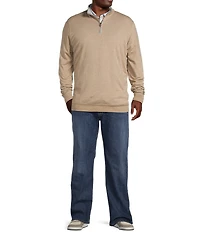 Johnnie-O Big & Tall Sully Quarter-Zip Pullover