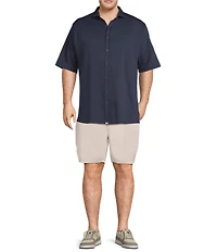 Johnnie-O Big & Tall Surfsucker Short Sleeve Woven Shirt