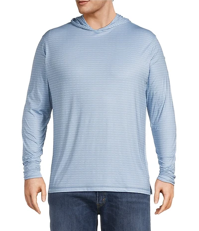 Johnnie-O Big & Tall Talon Stripe Performance Hoodie