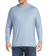 Johnnie-O Big & Tall Talon Stripe Performance Hoodie