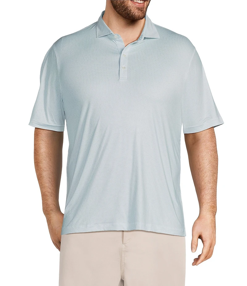 Johnnie-O Big & Tall Tee Party Short Sleeve Performance Polo Shirt