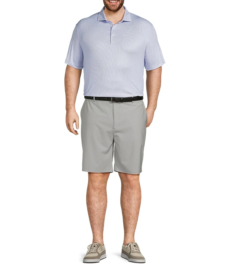 Johnnie-O Big & Tall Wesson Print Performance Stretch Short Sleeve Polo Shirt