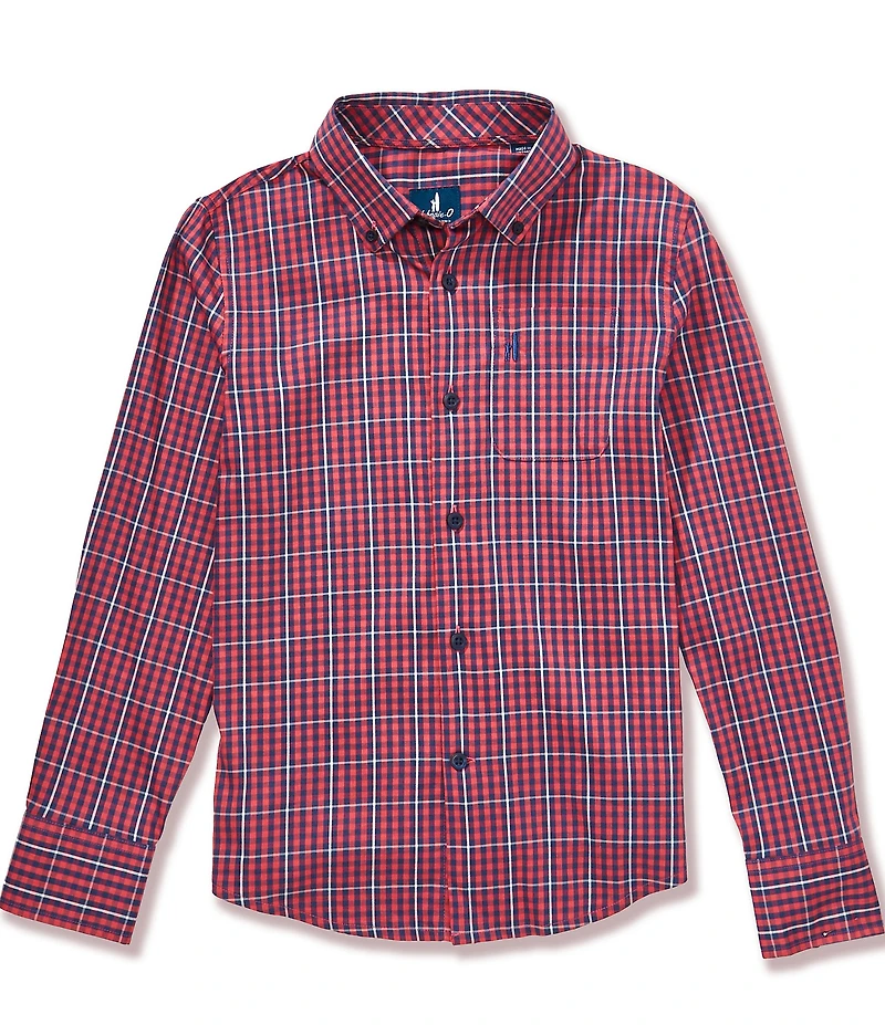 Johnnie-O Big Boys Kenny Check Sportshirt