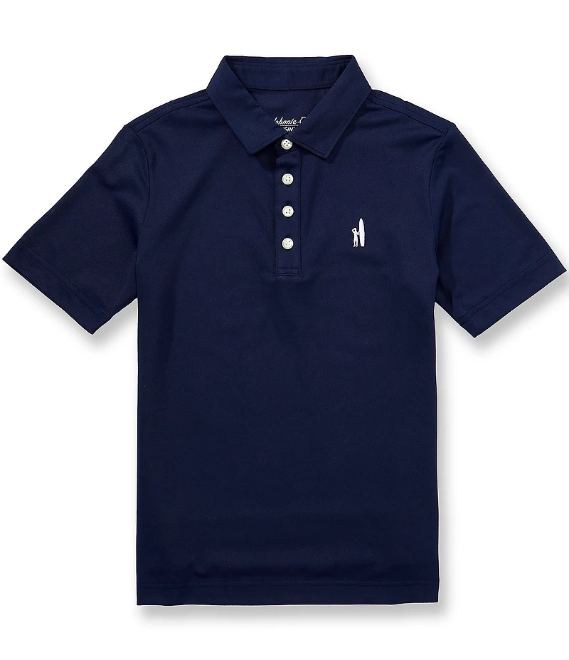 Johnnie-O Big Boys Stevie Solid Performance Mesh Short-Sleeve Polo Shirt