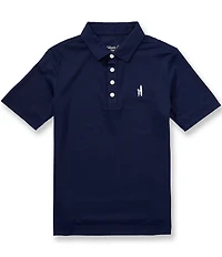 Johnnie-O Big Boys Stevie Solid Performance Mesh Short-Sleeve Polo Shirt