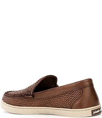 Johnnie-O Men's La Jolla Woven Leather Venetian Loafers