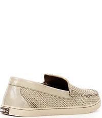 Johnnie-O Men's La Jolla Woven Leather Venetian Loafers