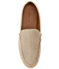 Johnnie-O Men's La Jolla Woven Leather Venetian Loafers