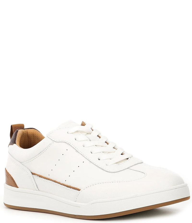 Johnnie-O Men's Topspin Leather Royale Perforated Detail Sneakers