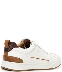 Johnnie-O Men's Topspin Leather Royale Perforated Detail Sneakers