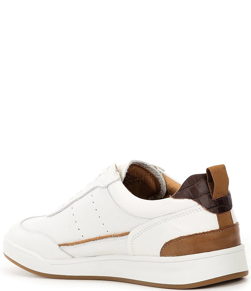 Johnnie-O Men's Topspin Leather Royale Perforated Detail Sneakers