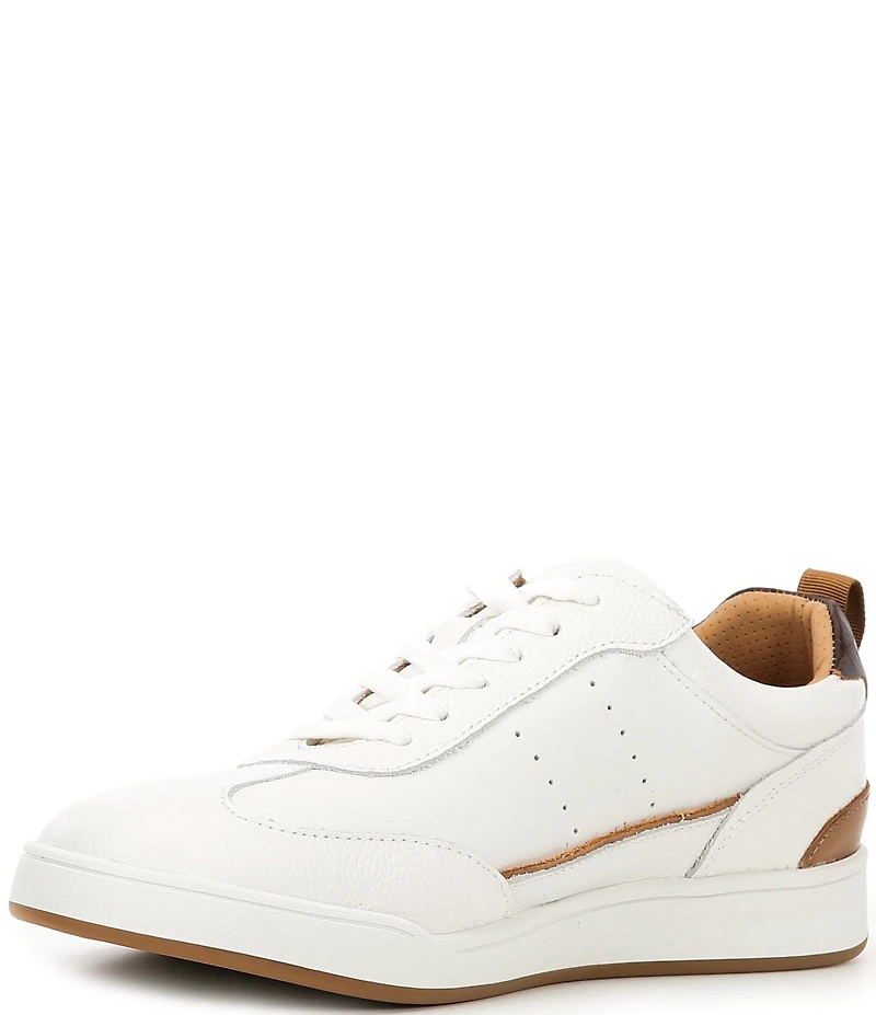 Johnnie-O Men's Topspin Leather Royale Perforated Detail Sneakers