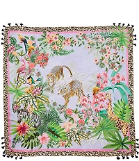 JOHNNY WAS Bellina Print Silk Square Scarf