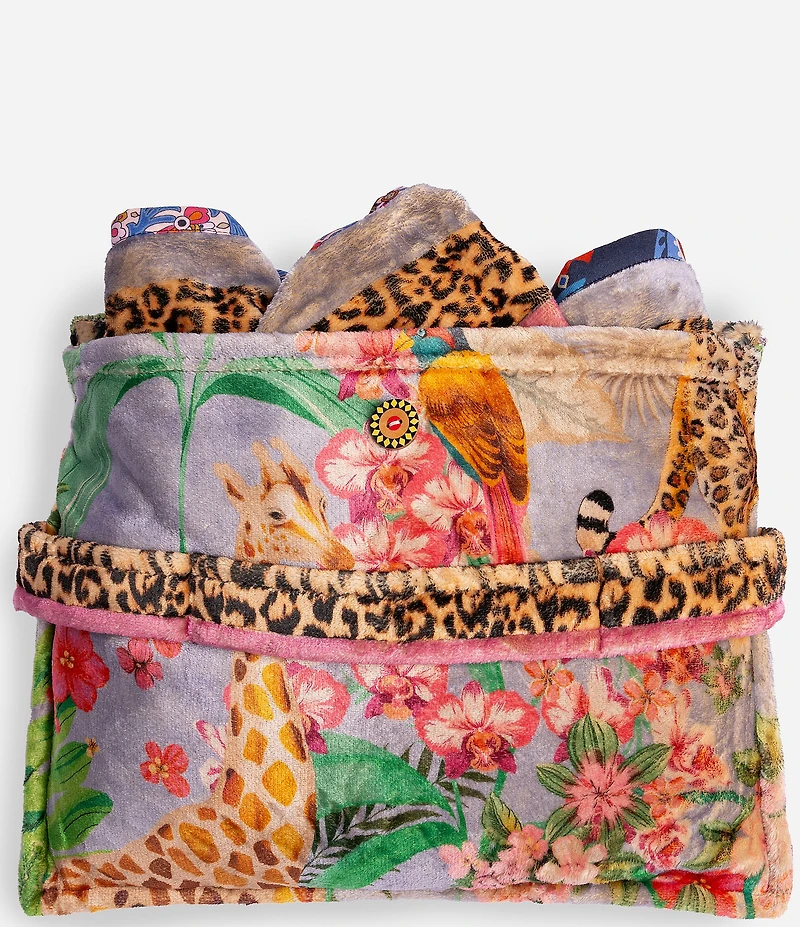 JOHNNY WAS Bellina Travel Reversible Cozy Blanket