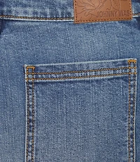 JOHNNY WAS Fabiana Embroidered Stretch Denim Wide Leg Jeans