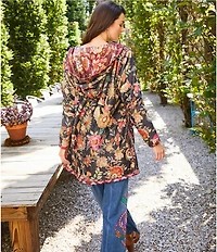 JOHNNY WAS Fabiana Embroidered Stretch Denim Wide Leg Jeans