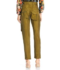 JOHNNY WAS Hailey Belted Straight Leg Cargo Pants