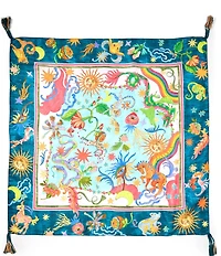 JOHNNY WAS Kayla Print Silk Square Scarf