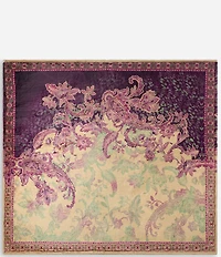 JOHNNY WAS Laurel Canyon Anzio Scarf Cozy Reversible Throw Blanket