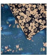 JOHNNY WAS Laurel Canyon Aurelius Reversible Cozy Blanket