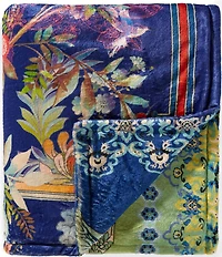 JOHNNY WAS Laurel Canyon Dreamer Cozy Reversible Throw Blanket