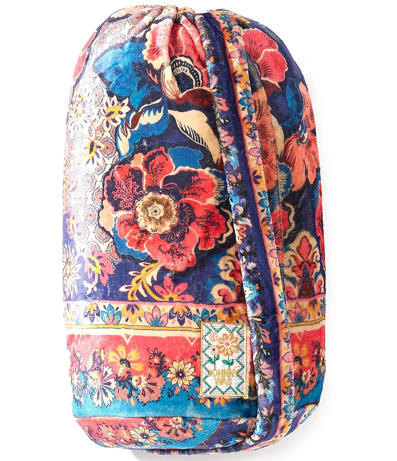JOHNNY WAS Laurel Canyon Emanuela Cozy Reversible Throw Blanket