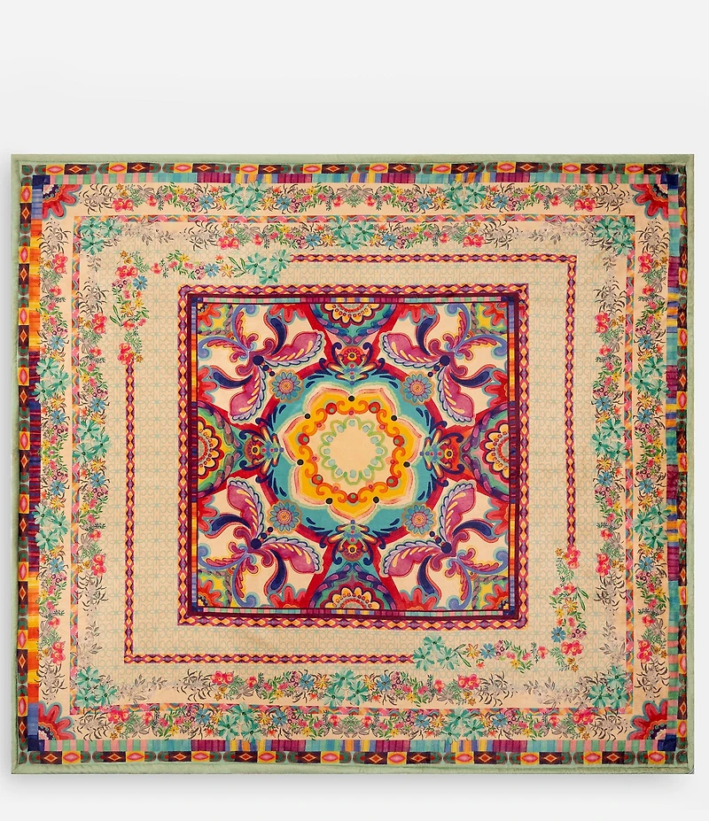 JOHNNY WAS Laurel Canyon Mcanna Scarf Reversible Cozy Blanket