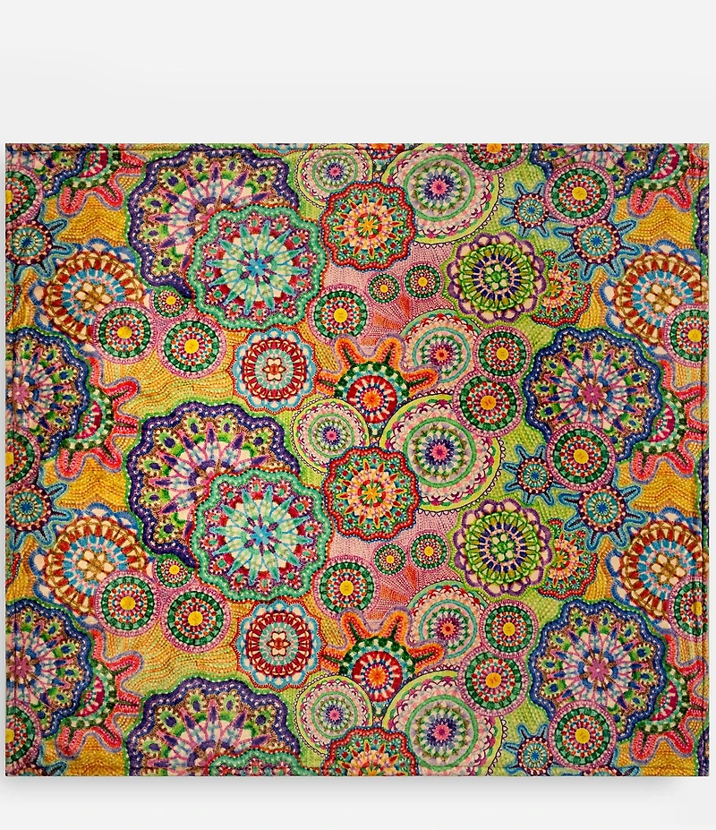 JOHNNY WAS Laurel Canyon Mcanna Scarf Reversible Cozy Blanket
