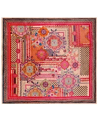 JOHNNY WAS Laurel Canyon Tami Scarf Cozy Reversible Throw Blanket