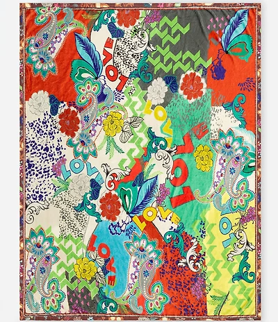 JOHNNY WAS Love Travel Blanket