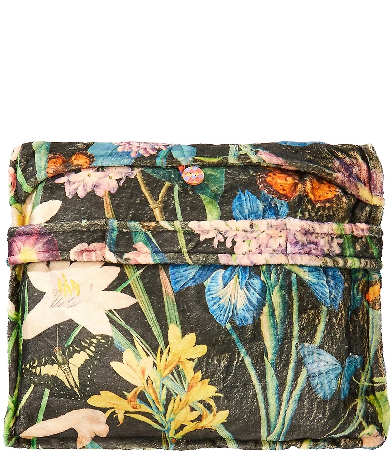 JOHNNY WAS Monarch Travel Reversible Cozy Blanket