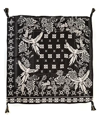 JOHNNY WAS Myna Printed Silk Square Scarf