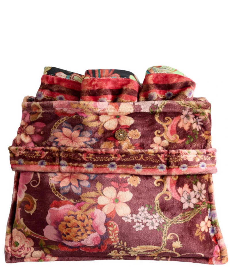 JOHNNY WAS Rolanda Travel Reversible Cozy Blanket