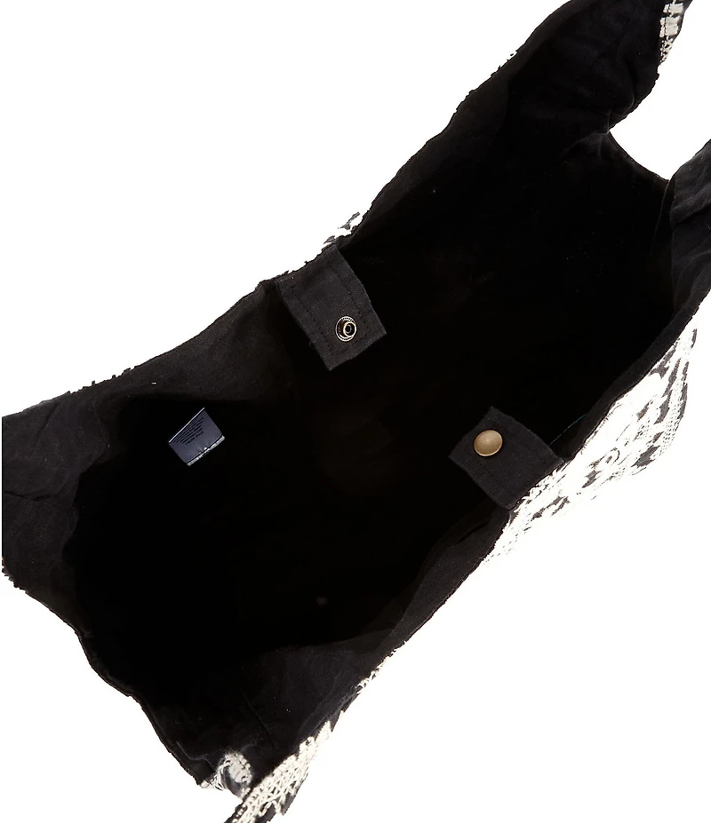 JOHNNY WAS Slouchy Linen Tote Bag
