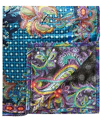JOHNNY WAS Thalassa Travel Reversible Cozy Blanket