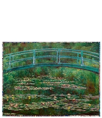 JOHNNY WAS The Japanese Footbridge Travel Reversible Cozy Blanket