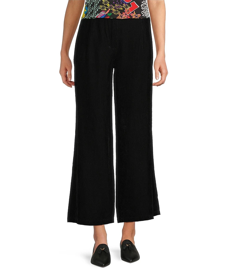 JOHNNY WAS Velvet Corduroy Wide Leg Pants