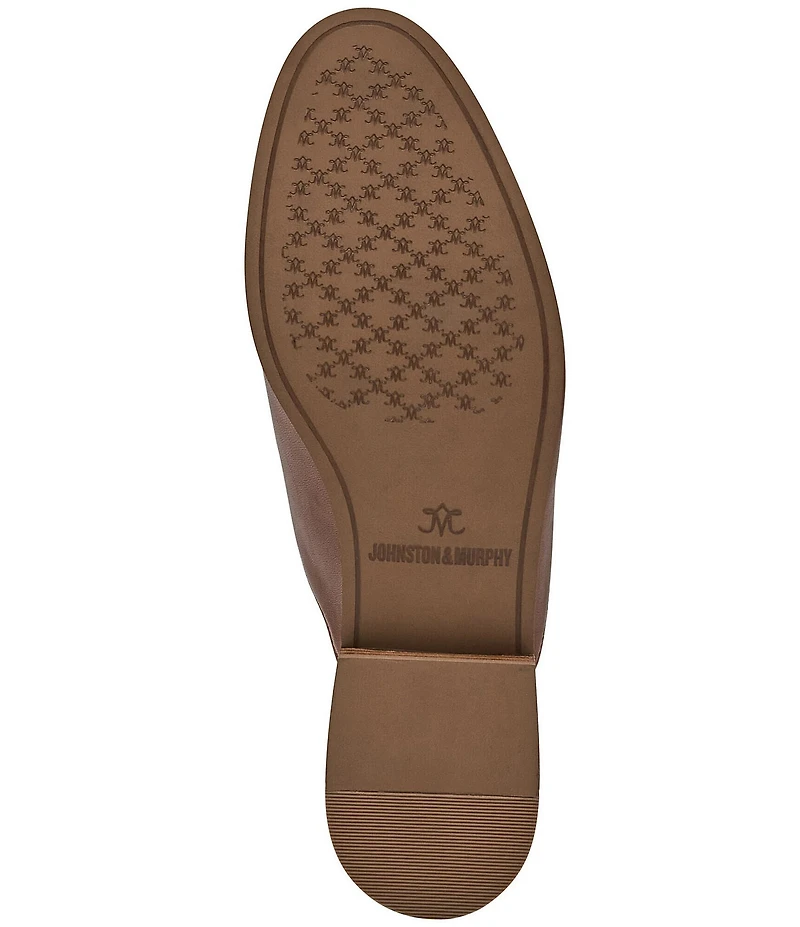 Johnston & Murphy Ali Bit Buckle Leather Mules