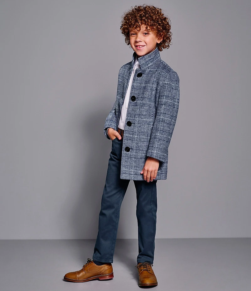 Johnston & Murphy Big Boys 8-20 Upton Plaid Coat