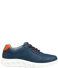 Johnston & Murphy Boys' Activate Perforated Leather U-Throat Lace Up Sneakers (Youth)