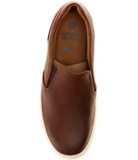 Johnston & Murphy Boy's Anders Leather Slip On Sneakers (Youth)
