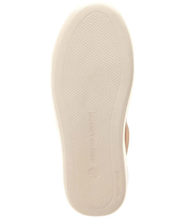Johnston & Murphy Boy's Anders Leather Slip On Sneakers (Youth)