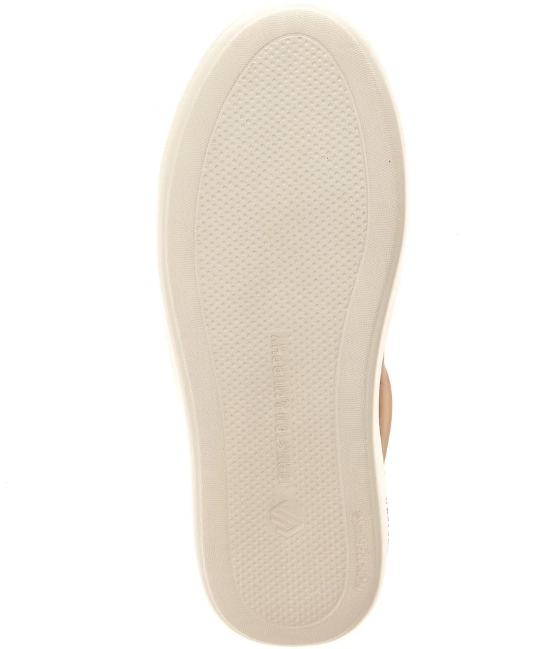 Johnston & Murphy Boys' Anders Leather Slip On Sneakers (Youth)