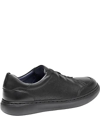 Johnston & Murphy Boys' Anders Leather Stretch Lace Sneakers (Youth)