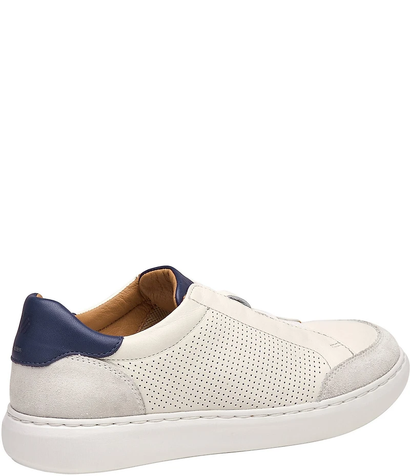Johnston & Murphy Boys' Anders Leather Suede Stretch Lace Sneakers (Youth)
