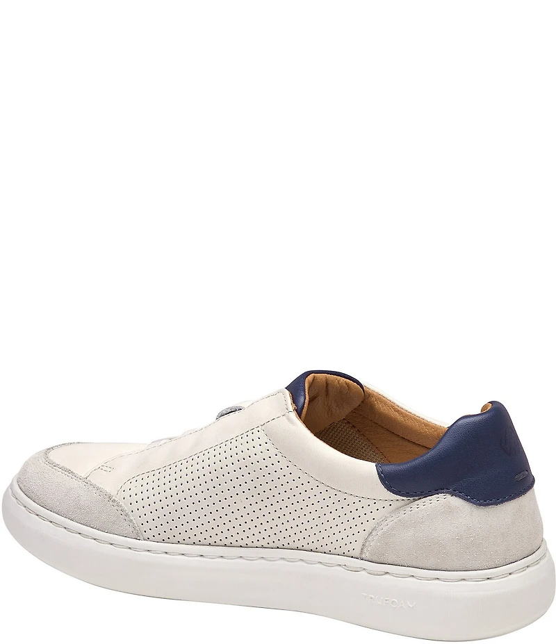 Johnston & Murphy Boys' Anders Leather Suede Stretch Lace Sneakers (Youth)