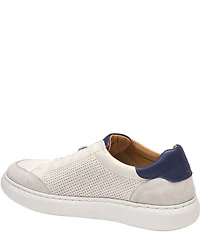 Johnston & Murphy Boys' Anders Leather Suede Stretch Lace Sneakers (Youth)