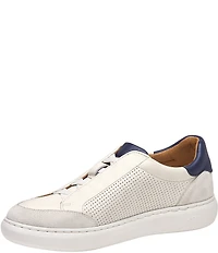 Johnston & Murphy Boys' Anders Leather Suede Stretch Lace Sneakers (Youth)