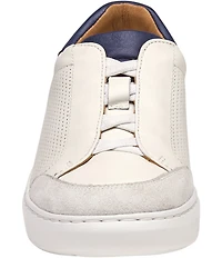 Johnston & Murphy Boys' Anders Leather Suede Stretch Lace Sneakers (Youth)